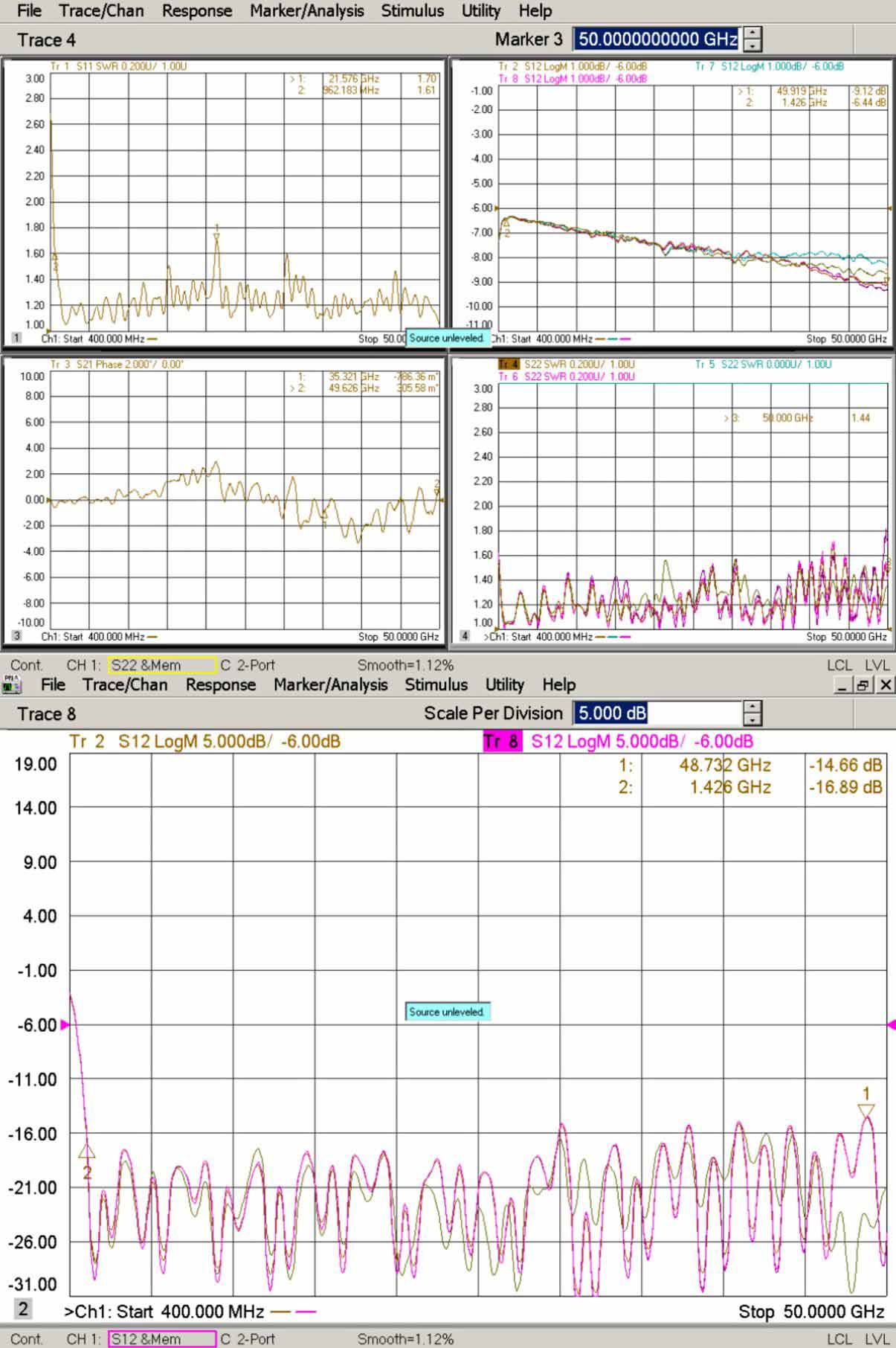 高频宽带 2000-50000MHz 微带射频 4 路功率分配器功率分配器 (6)