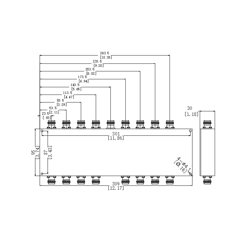 Power divider + coupler