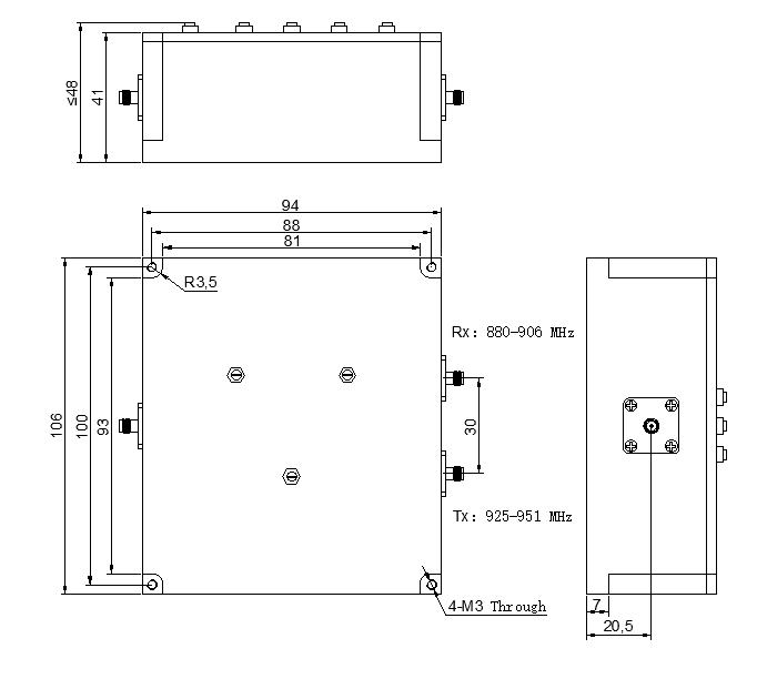 Cavity Diplexer