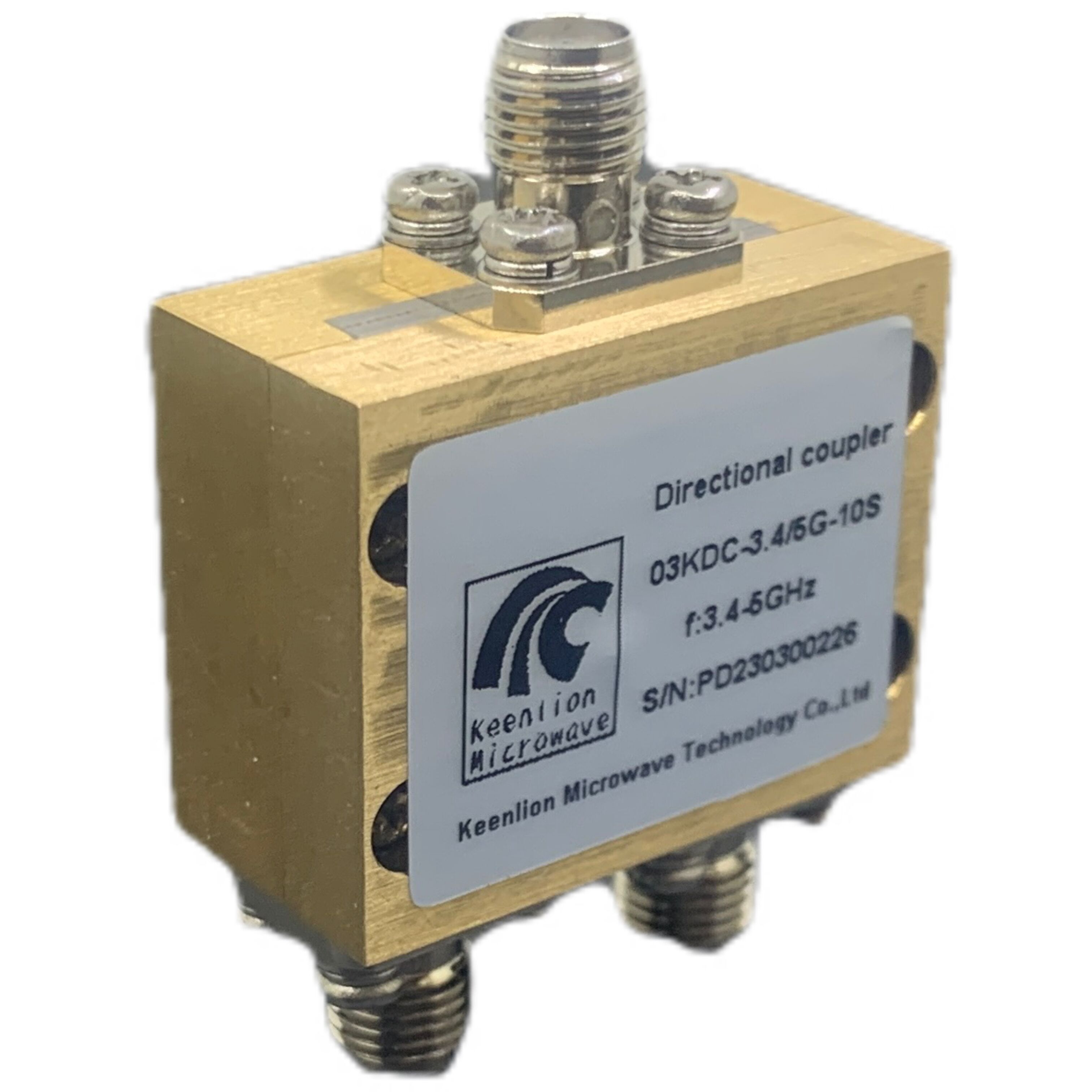 China 11db Directional Coupler 34005000MHz Microuwave Low VSWR High